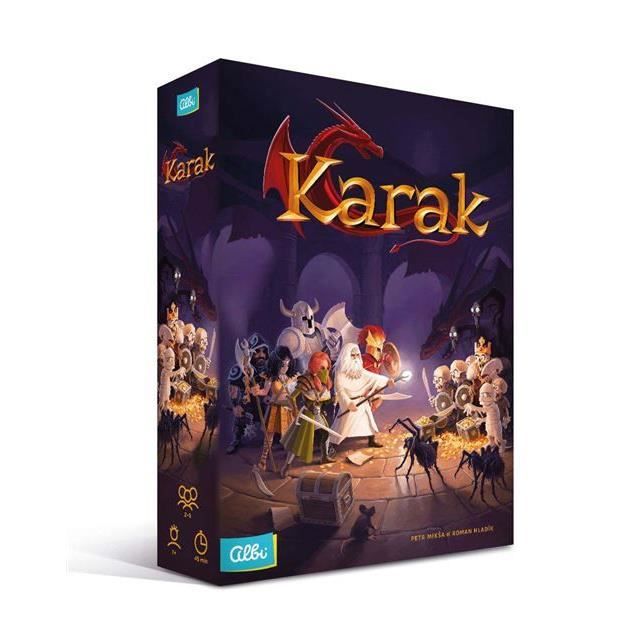 jeu de société - cartamundi - karak - multicolore - adulte - 2 joueurs ou plus - 30 min