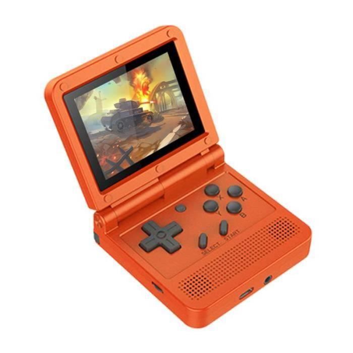 Console de jeux vidéo rétro Portable RG351V - Noir - 16G avec 128G