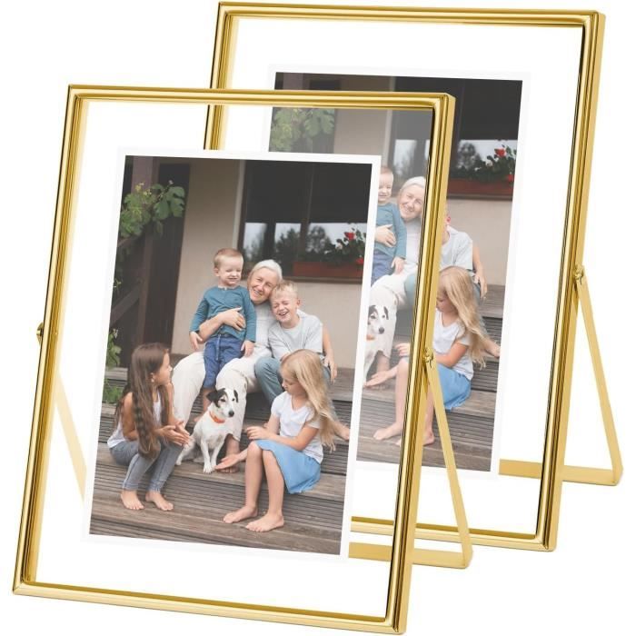 APACALI Lot de 2 cadres photo 3D à remplir - 20 x 30 cm - Cadre profond