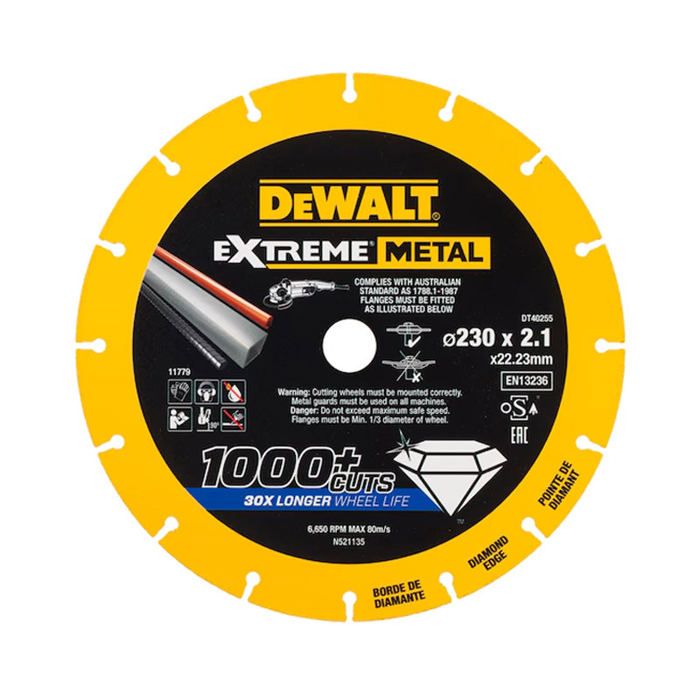 Disque diamant Métal Max diamètre 230 DEWALT - vue 2