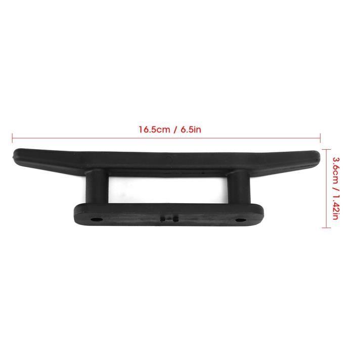 Lot De 2 Taquets D'amarrage En Nylon Noir – Pour Bateau, Kayak, Marina, Ponton