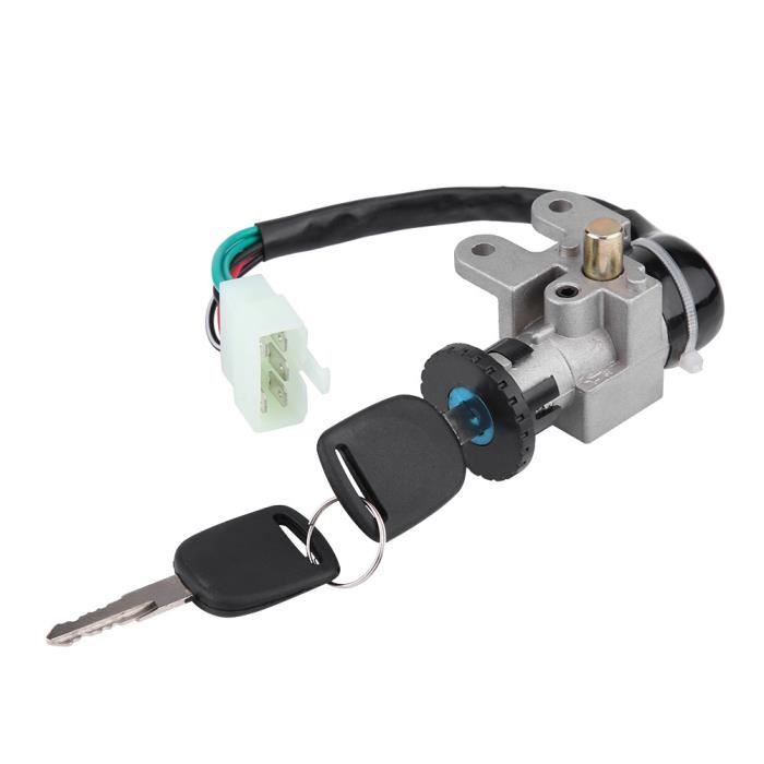 Dilwe Ensemble Neiman dallumage bouchon de réservoir dessence pour scooter moped GY6 50cc - Qualité Premium