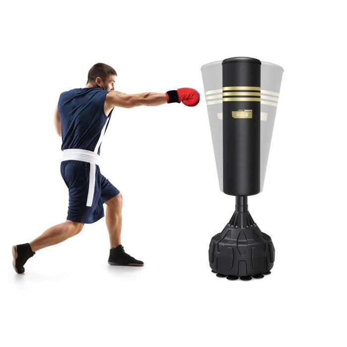 Dripex sac de frappe sur pied 165 cm sac de boxe adulte punching