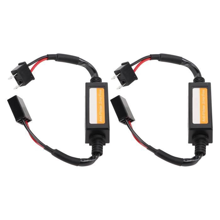 2 Pièces Décodeur LED T10 Anti-Flicker - Résistance Annuleur D'Erreur Phares