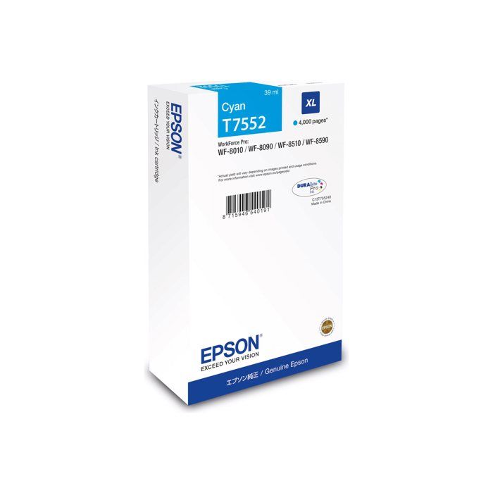 Epson InkWF 8xxx Series Ink Cartridge CY - vue 4