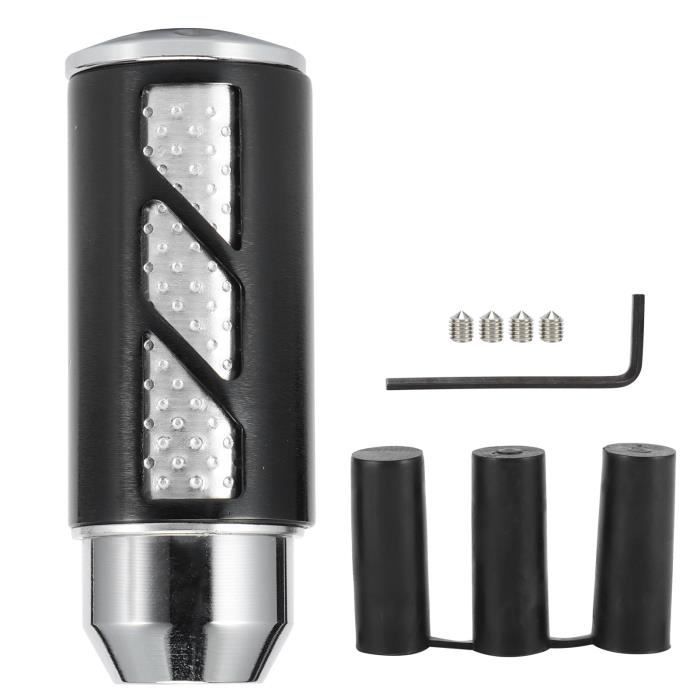Bouton De Levier De Vitesse STi – Métal Gris, Fileté, Pour Boîte Manuelle
