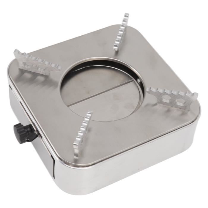 Support de réchaud extérieur en acier inoxydable T1, réchaud de camping, ustensiles de cuisine, croix T1, base de Eva d'alcool  18