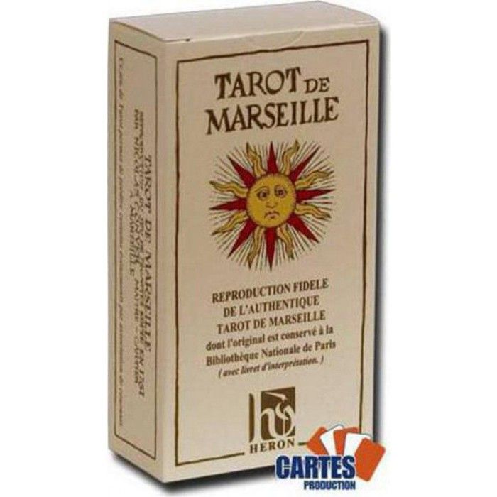 Rare 1990 Edition of the Tarot De Marseille Héron Based on the 1761 Nicolas Conver Deck - Israel