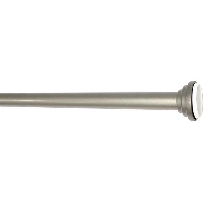 Tringle A Pressions Extensible Entre Murs Sans Support Silver 120