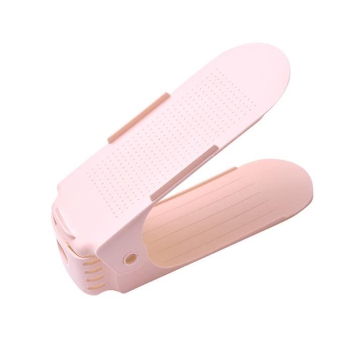 Étagère à Chaussures Boîte à Chaussures Réglable Organisateur De Chaussures Moderne Double