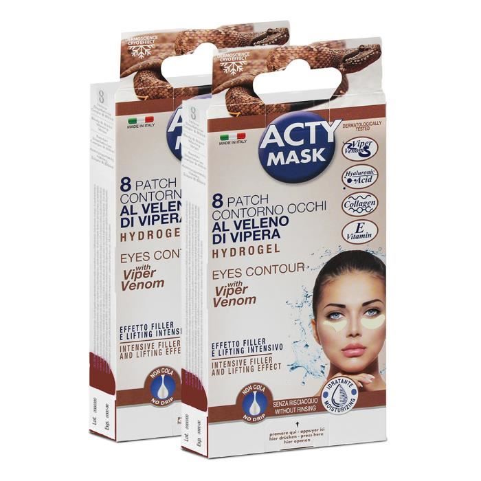Patchs Contour Des Yeux à L'avocat Purederm - Vegan, Nourrissants - Lot De 6 - Neuf Corée