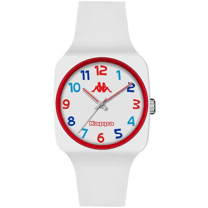 Montre enfant - KAPPA - PE-22 - Blanc - Silicone - 3 ATM