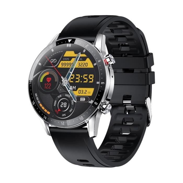 Montre Intelligente BYTTRON – Écran Tactile Rond 1,3 Pouce – Tracker Fitness – Noir