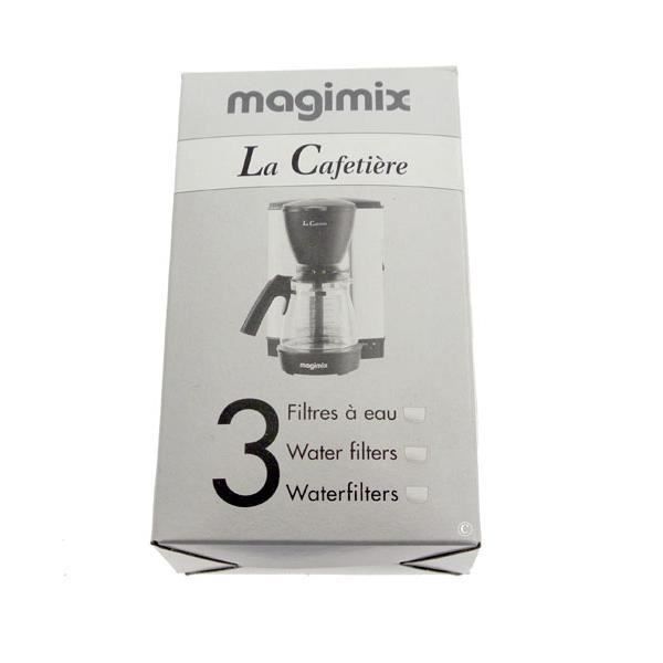 Lot de 3 filtres anti-calcaires pour Cafetière - Expresso MAGIMIX - Gris