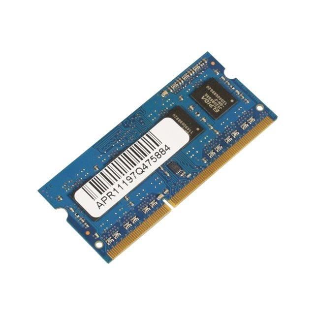 Vente Memoire PC MicroMemory DDR3 4 Go SO DIMM 204 broches 1600 MHz - PC3-12800 mémoire sans tampon non ECC pas cher