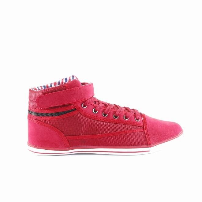basket montante rouge