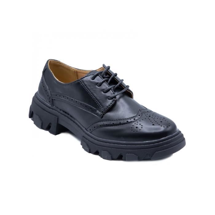 Derby femme plateforme hot sale