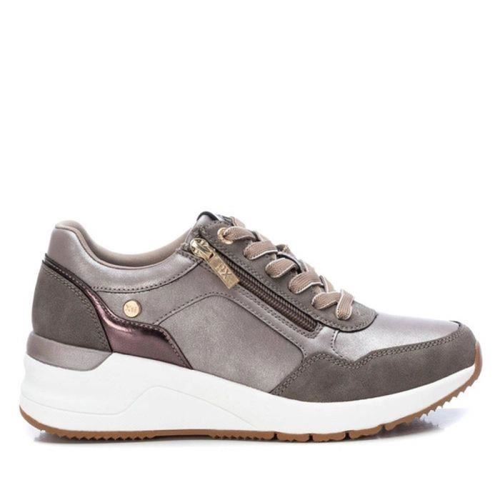 Baskets Femme Talon Compensé - Fermeture éclair, Respirantes, Parfaites Pour Le Sport Et Le Quotidien !