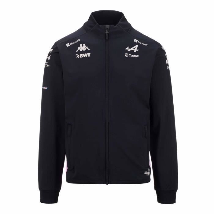 Veste Adriso BWT Alpine F1 Team 2024 pour Homme - Noir bleu rose Veste Adriso BWT Alpine F1 Team 2024 pour Homme - Noir bleu rose