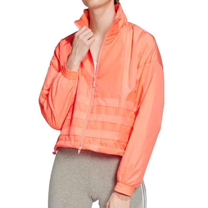 Veste adidas orange femme deals