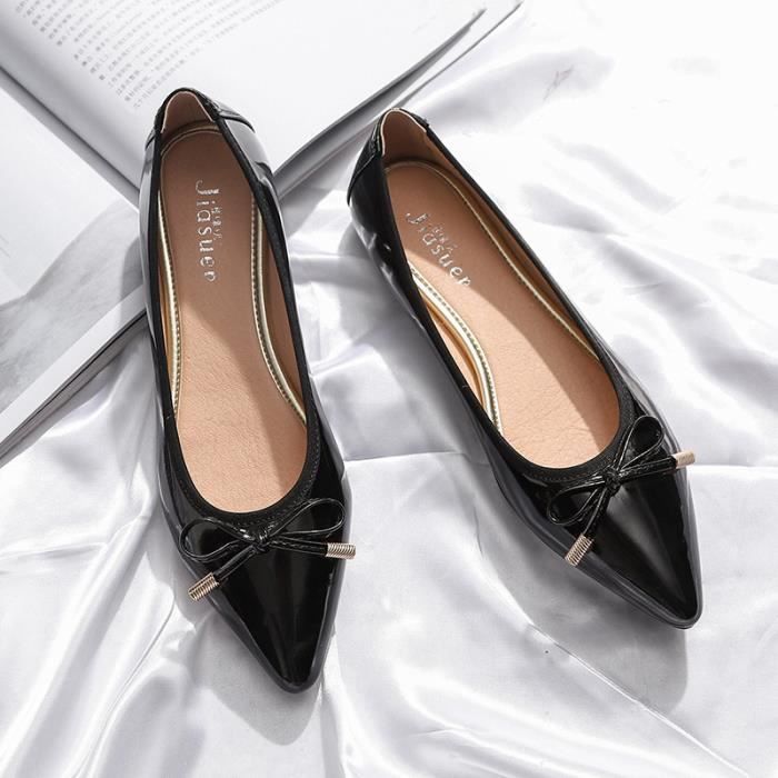 Richelieu argenté outlet femme