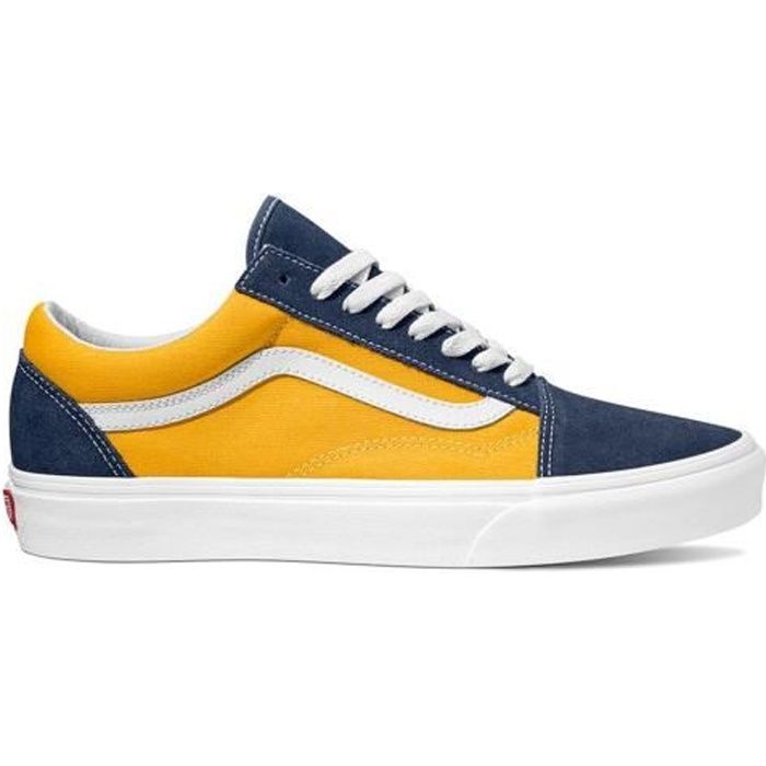Baskets Vans Old Skool Jaune pour Homme Jaune Cdiscount Chaussures