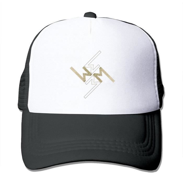 Casquette De Camionneur Corvette American Racing - Noir Et Blanc - Taille Unique Homme