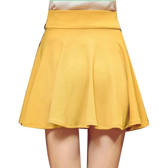 Jupe jaune shop femme
