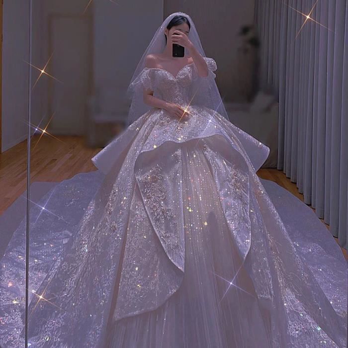 Robe de mariée principale 2021 nouvelle mariée tempérament doux une