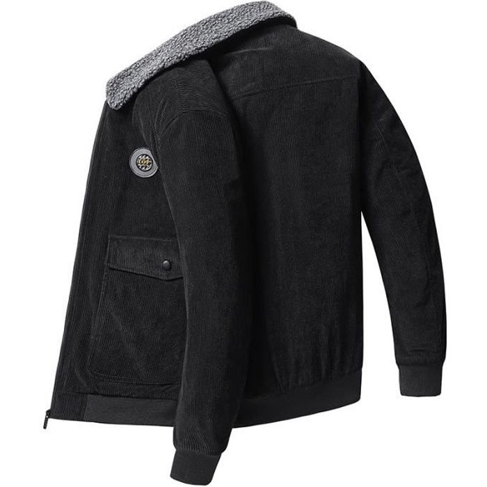 Veste jean hot sale fourrée homme