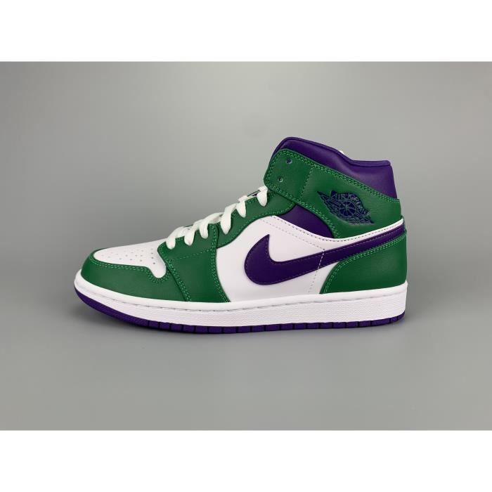 air jordan 1 vert et violet