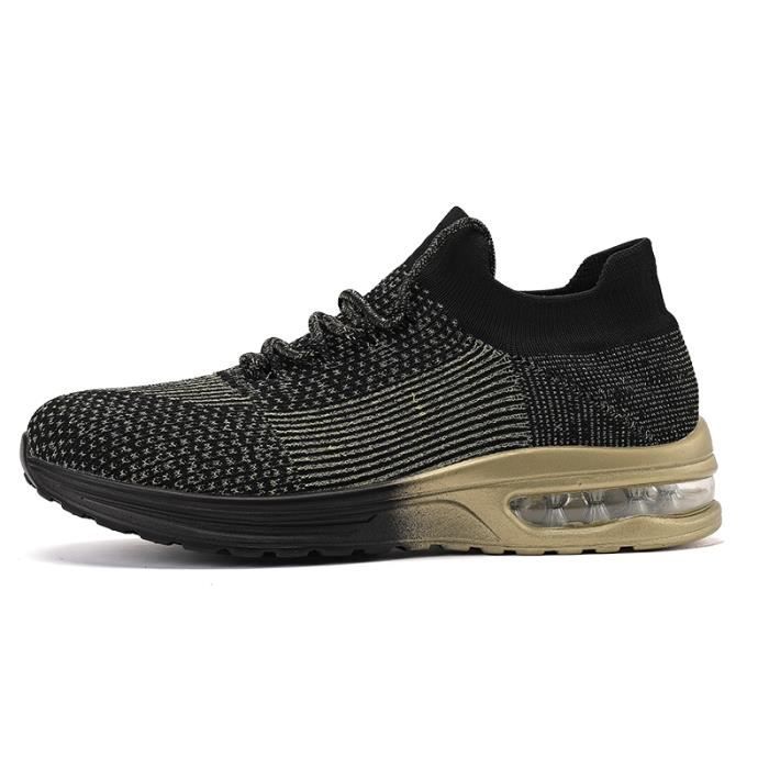 Chaussures De Sport Homme Respirantes Élastiques : Basket Running Randonnée, Sans Lacets, Confort Léger Pour Fitness Et Loisirs