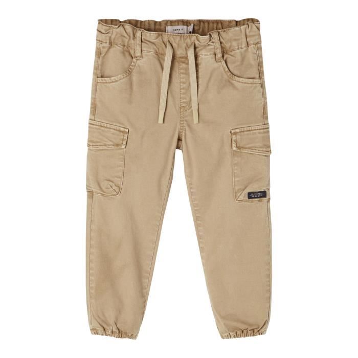 Pantalon Habillé Zara Enfant Gris Taille 9 - Poches, Taille Ajustable, Coton, Lavable, Pour Garçon