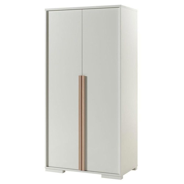 Armoire 2 Portes London 195cm Blanc Armoire 2 Portes London 195cm Blanc