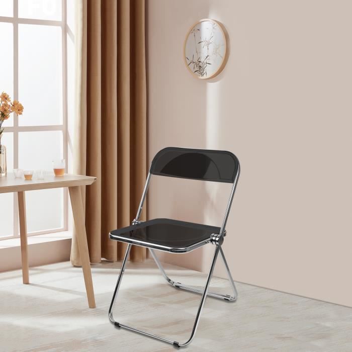 Chaise De Sol Pliante Avec 6 Positions Réglables Noir 98×44×7cm | Maisons Du Monde