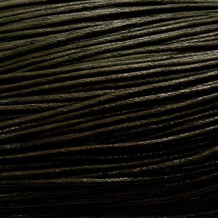 Fil Lacet en Coton ciré 1 (mm), 10 (m) Noir