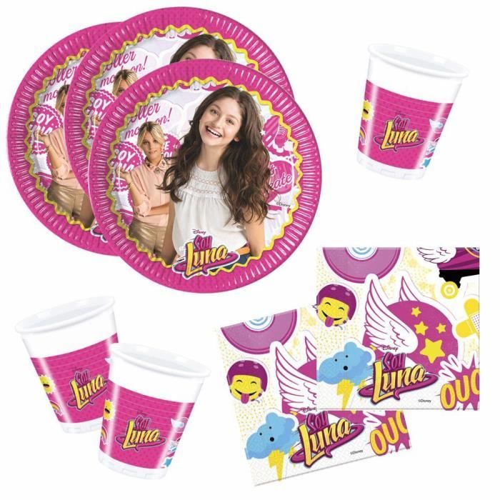 Soy Luna Party Anniversaire Set Party Vaisselle Cdiscount Maison Soy Luna Party Anniversaire Set Party Vaisselle Cdiscount Maison