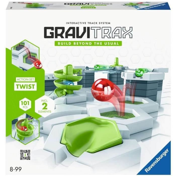 Gravitrax-Starter Set 101 pièces-Circuit de billes-Jeu de construction-Dès 8 ans-22576 - Ravensburge