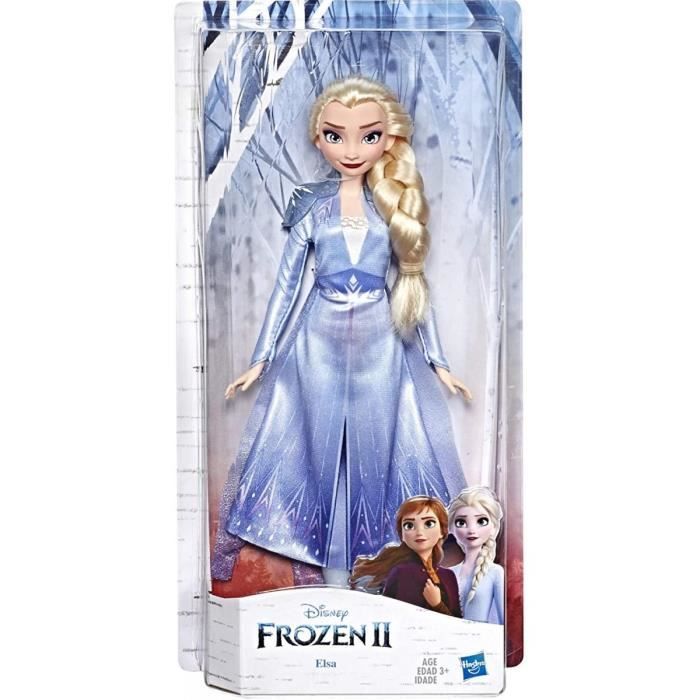 Poupee Reine Des Neiges II Elsa Robe Bleue Disney Collection Poupee Mannequin Frozen Cdiscount Jeux Jouets