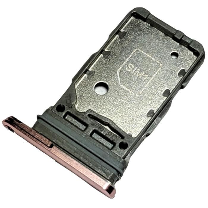 Tiroir Carte Dual SIM pour Samsung Galaxy S21 5G SM G991B SM G991B DS Piece de Remplacement Original