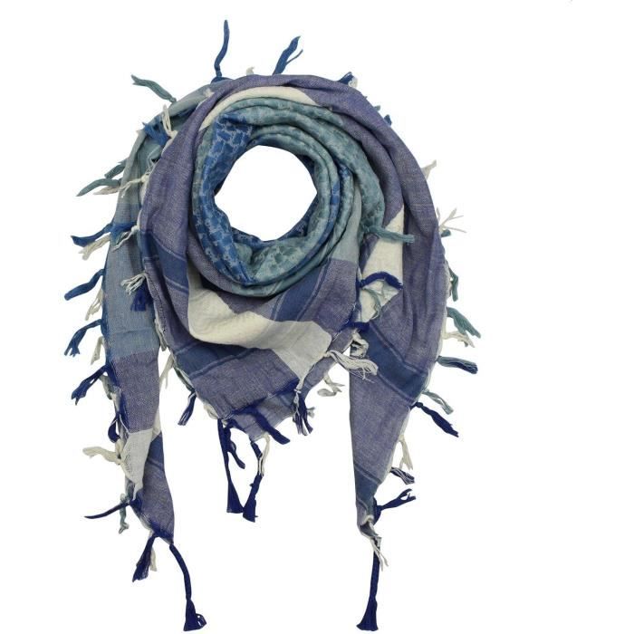 Kefiah Palestinese 100% Cotone - Foulard 100x100 Cm Multicolor, Unisex E Versatile