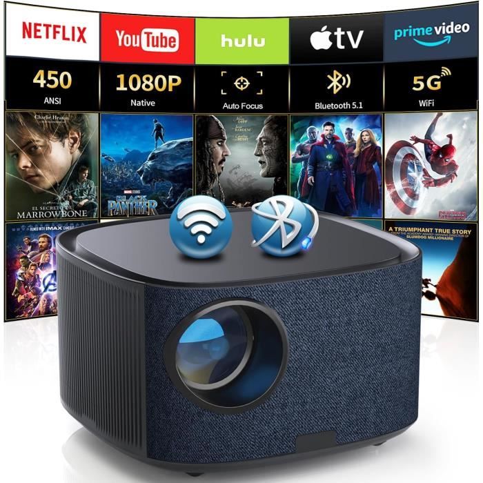 Mini Projecteur Avec Haut-Parleur 15Ansi Multimédia Projecteur Vidéo Home Cinéma 1080P