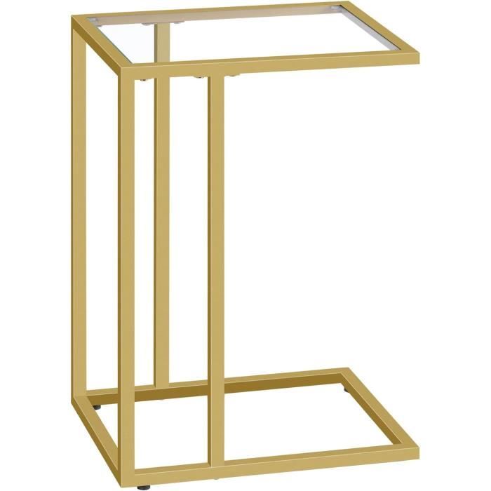 AMHANCIBLE Table d'appoint en Forme de C, Ensemble de 2 Tables de AMHANCIBLE Table d'appoint en Forme de C, Ensemble de 2 Tables de