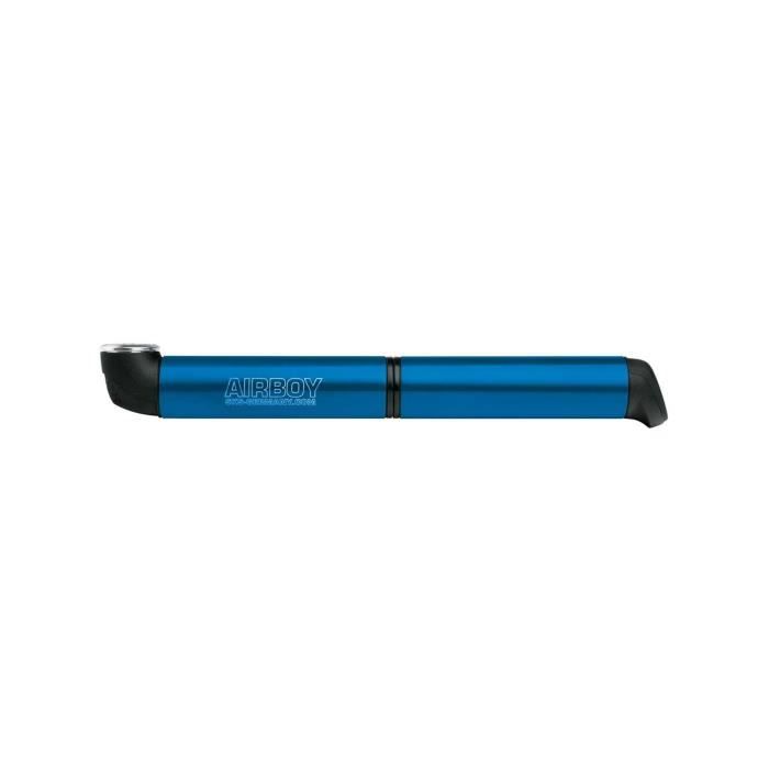 Pompe à Vélo SKS Airboy - Mini Pompe Deux Chambres, Jusqu’à 8 Bars, Pour Valves SV/DV - 13