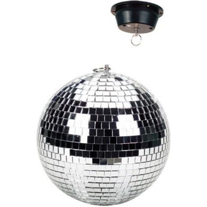 Moteur Boule à Facettes 30cm - 3 Tours/min | Pour Boule Miroir Jusqu'à 3kg | Usage Professionnel
