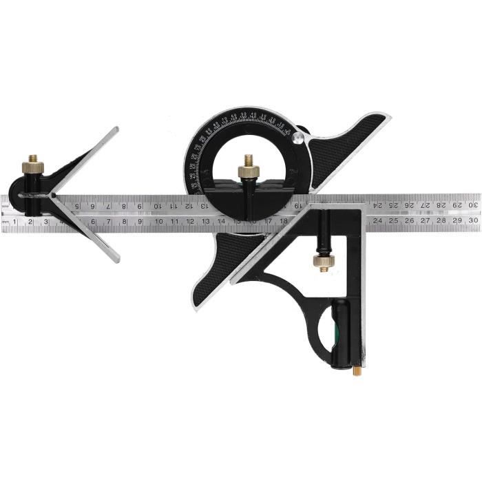 Outils De Mesure Combinés : Protracteur Et Règle D'angle Tri-carré - Pour Machiniste, Neuf, Chine