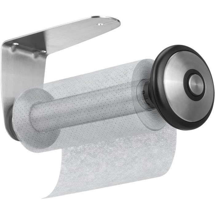 Porte-rouleau D'essuie-tout Sans Perçage - Acier Inoxydable