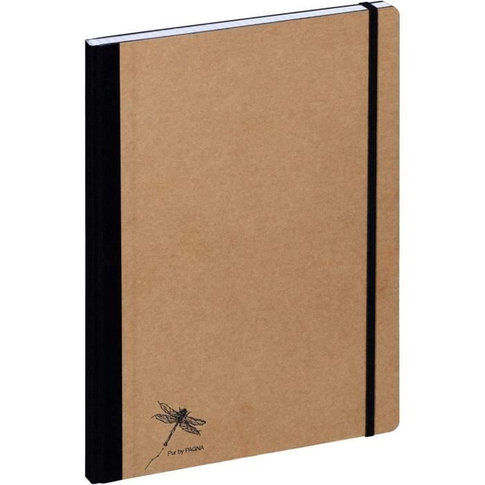 Carnet De Condoléances Pagna – Livre Commémoratif 128 Pages – Couverture En Tissu Motif Calla – Pour Recueillir Messages Et Souvenirs (24.5x24.5 Cm)