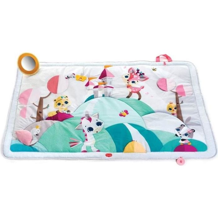 Tapis d'éveil géant pour bébé - TINY LOVE - Collection Princesse - Activités d'éveil - Dimensions 150x100cm