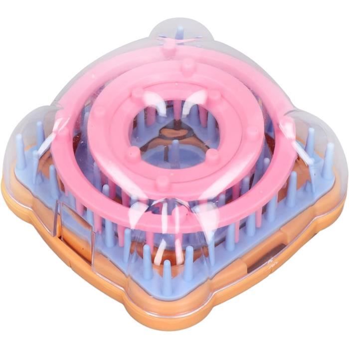 Métier à Tisser Rond Fleur - Kit Tricot Pour écharpes, Chapeaux, Châles - Enfants Et Adultes Débutants - 4